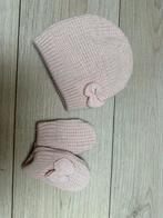 Warme muts en wantjes; 6-12 maanden, Zeeman, Meisje, Ophalen of Verzenden, Zo goed als nieuw