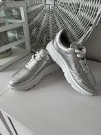 NIEUW > Zilveren Manfield Sneakers / maat 41, Overige kleuren, Verzenden, Nieuw, Sneakers of Gympen