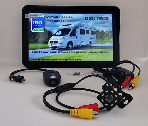 7 of 9' Auto, Camper GPS met Draaadloos Achteruitrijcamera., Auto diversen, Achteruitrijcamera's, Draadloos, Ophalen of Verzenden