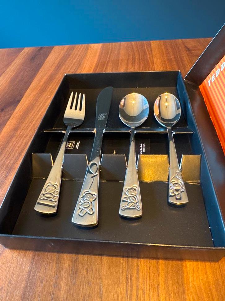 Zwilling Kinderbestek Teddy, Kinderen en Baby's, Kinderspulletjes, Zo goed als nieuw, Ophalen of Verzenden