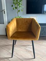 Kick eetkamerstoel Velvet Liv - Goud & Antraciet, Huis en Inrichting, Stoelen, Ophalen, Zo goed als nieuw, Overige kleuren