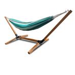 Rijoka Hangmat Met Houten Standaard 270x100x95cm, Tuin en Terras, Hangmatten, Nieuw, Ophalen of Verzenden, Met standaard, Eenpersoons