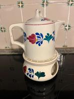 Theepot en warmhouder, Ophalen of Verzenden, Porselein, Boerenbont, Overige typen