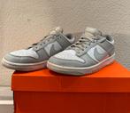 Grijze Nike Dunks Low - Maat 44, Verzenden, Wit, Nike, Sneakers of Gympen