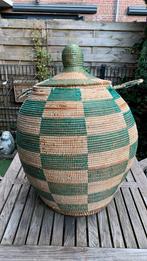 Afrikaanse wasmand XL, Ophalen of Verzenden, Zo goed als nieuw, Rond, Riet