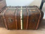 Aintieke Koffer/Oude reiskoffer met initialen C.W., Antiek en Kunst, Ophalen