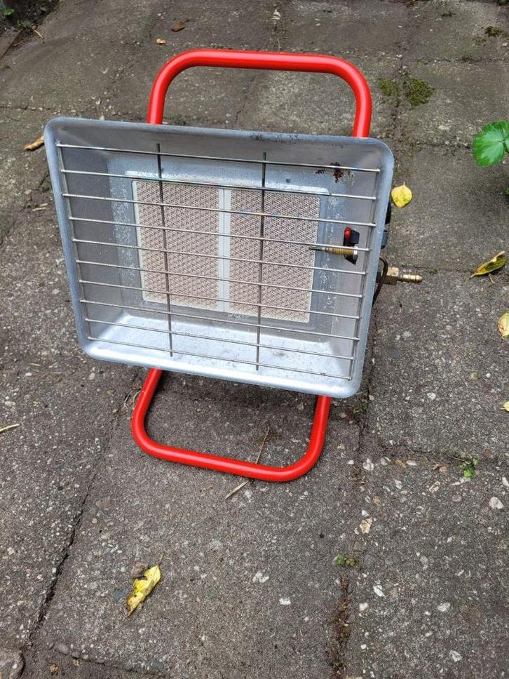 Compacte Terrasverwarming Infraroodstraler Propaan/butaan, Tuin en Terras, Terrasverwarmers, Gebruikt, Gas, Vloer, Ophalen of Verzenden