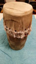 Houten trommel met geitenvel – handgemaakt (38 cm), Muziek en Instrumenten, Ophalen of Verzenden, Gebruikt, Trommel