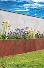 L-elementen, Corten, 50cm breed, div. hoogtes, Grijs, Zwart, Tuin en Terras, Ophalen of Verzenden, Beton, Overige typen