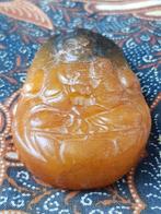Mooi antiek Oosters Boeddha amulet van jade 6,3 cm., Antiek en Kunst, Ophalen of Verzenden