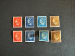 1940 Dienstzegels met opdruk NVPH D16-19 gestempeld+ongest, Postzegels en Munten, Postzegels | Nederland, T/m 1940, Verzenden