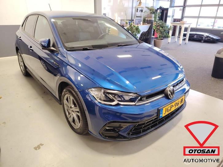 Volkswagen Polo 1.0 TSI 3x R-Line 2023 38.300km Led Virtual, Auto diversen, Schadeauto's, Volkswagen, Handgeschakeld, Benzine