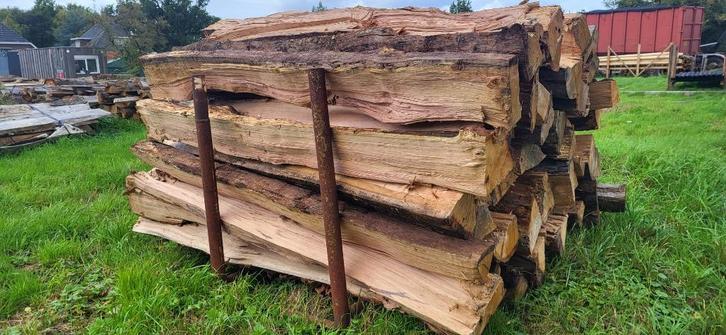 Gekloofde Eiken palen, Doe-het-zelf en Verbouw, Overige Doe-het-zelf en Verbouw, Nieuw, Ophalen