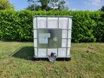 1000L IBC container–schoon–ideaal als regenton&wateropslag, Kunststof, Met kraantje, 150 liter of meer, .
