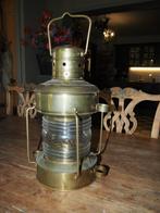 Oude scheepslamp, Verzamelen, Scheepvaart, Ophalen of Verzenden, Gebruikt, Motorboot of Zeilboot, Gebruiksvoorwerp
