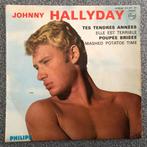 Vinyl 7" Singel Johnny Hallyday - Tes Tendres Annees EP, 7 inch, Ophalen of Verzenden, Zo goed als nieuw, Pop