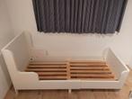 Ikea meegroeibed wit 80200 cm., Ophalen, 180 cm of meer, 70 tot 85 cm, Lattenbodem