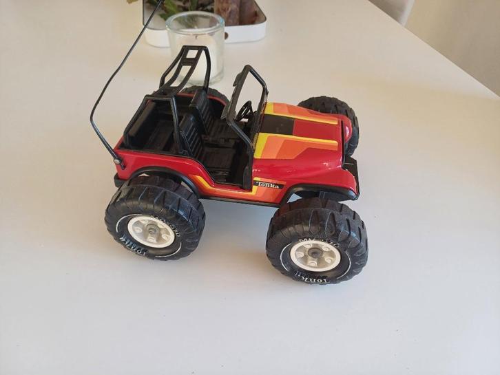 grote vintage tonka jeep, Kinderen en Baby's, Speelgoed | Speelgoedvoertuigen, Gebruikt, Ophalen of Verzenden