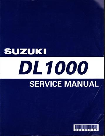 Originele werkplaatshandboek voor Suzuki DL 1000 V-Strom. beschikbaar voor biedingen