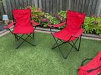 Vouwstoelen / campingstoelen + hoes., Ophalen of Verzenden, Zo goed als nieuw