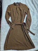 Only jurk met print en riem - Maat M, Kleding | Dames, Only, Bruin, Ophalen of Verzenden, Zo goed als nieuw