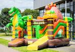Springkussen Dino World te huur omgeving Apeldoorn, Hobby en Vrije tijd, Feestartikelen | Verhuur, Ophalen, Nieuw, Verjaardag
