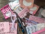 Wimper pakket extensions plus hulpstukken voor aanbrengen, Ophalen of Verzenden, Zo goed als nieuw, Zwart, Ogen