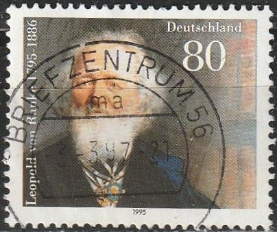 370. Duitsland 1826 gest. Leopold von Ranke, Verzenden, 1990 tot heden, Gestempeld