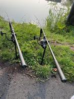 2 stuks FOX Warrior S hengels 12 ft 3.00 LB, Watersport en Boten, Hengelsport | Karpervissen, Ophalen, Zo goed als nieuw, Werphengel