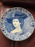 2 Delfsblauwen borden te koop, Antiek en Kunst, Ophalen