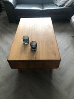 salontafel eiken, Huis en Inrichting, Ophalen, 100 tot 150 cm, 50 tot 100 cm, Zo goed als nieuw