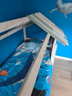 Stoer kinderbed met huisje matras grote 200x90 cm, Kinderen en Baby's, Kinderkamer | Bedden, Ophalen, 85 tot 100 cm, Gebruikt