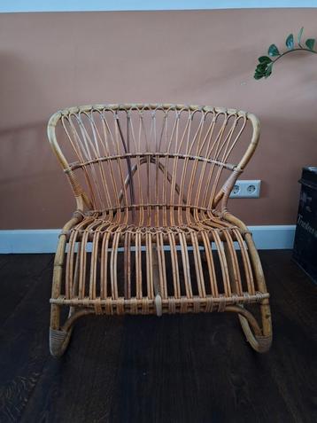 Vintage Rotan Stoel beschikbaar voor biedingen