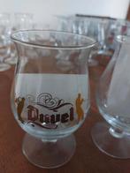2 Duvel glazen; muzikanten en wapenschild, Verzenden, Zo goed als nieuw, Glas of Glazen, Duvel