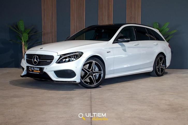 Mercedes-Benz C-klasse Estate AMG C43 4MATIC | BURMESTER, Auto's, Mercedes-Benz, Bedrijf, Te koop, C-Klasse, 4x4, ABS, Achteruitrijcamera