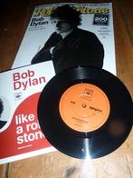 Bob Dylan muziekblad Rolling Stone - + SINGLE + CD, Verzenden, Zo goed als nieuw, Pop