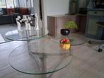 salontafel, Ophalen, Gebruikt, Rond, Modern ,mtaal/glas