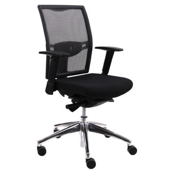 MN Rhea Bureaustoel Zwart Netweave Chroom beschikbaar voor biedingen