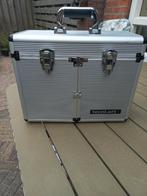 Tecni.Art Kapperskoffer - Hardcase, Sieraden, Tassen en Uiterlijk, Beautycases, Gebruikt, Ophalen of Verzenden, Grijs, Met slot