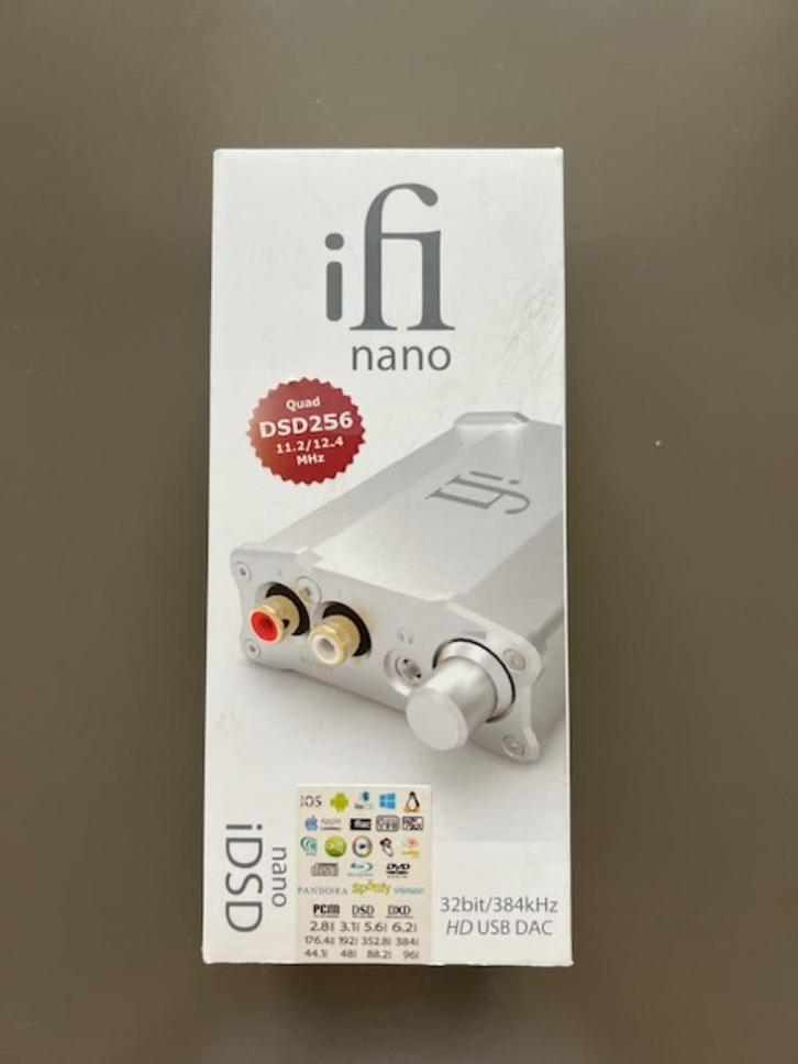 ifi Nano iDSD portable USB dac & Headphone amplifier, Audio, Tv en Foto, Converters, Zo goed als nieuw, Ophalen
