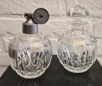 Val Saint Lambert kristal set, trommel verstuiver, flacon, Ophalen of Verzenden