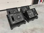 Martin Audio LE400B 15"/1" monitor (4x), Ophalen of Verzenden, Gebruikt, 120 watt of meer