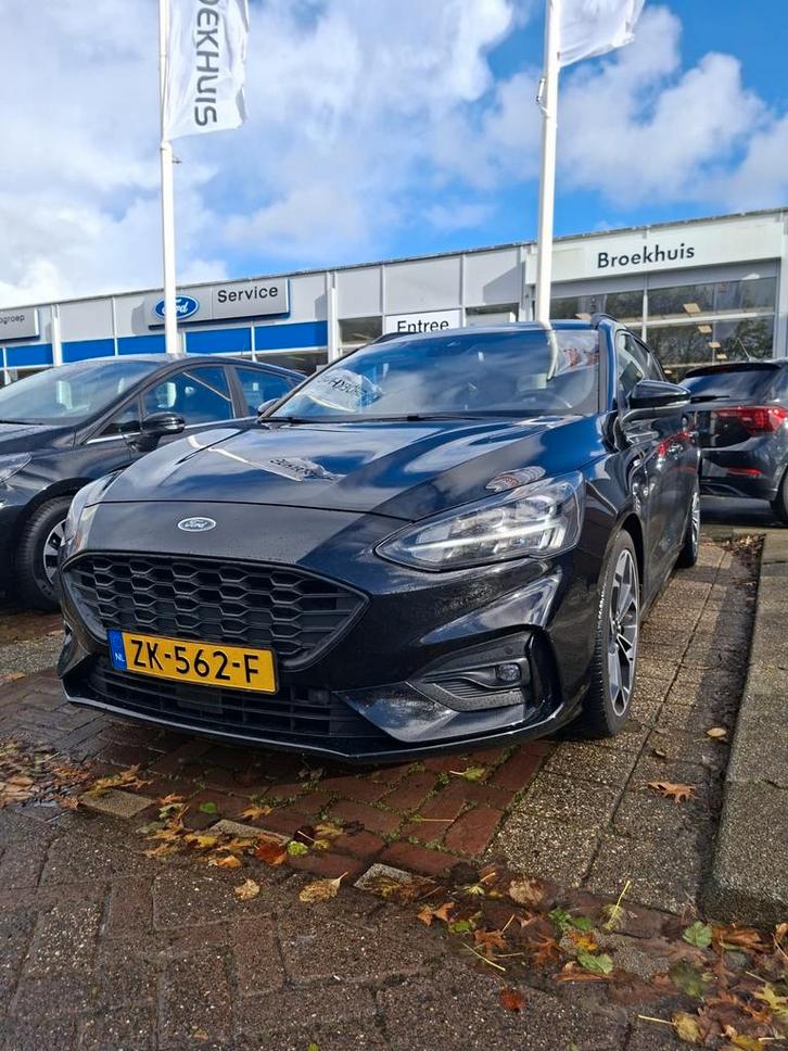 Ford Focus 1.5 Ecoblue 120pk 2019 Zwart, Auto's, Ford, Particulier, Focus, 360° camera, ABS, Achteruitrijcamera, Adaptieve lichten