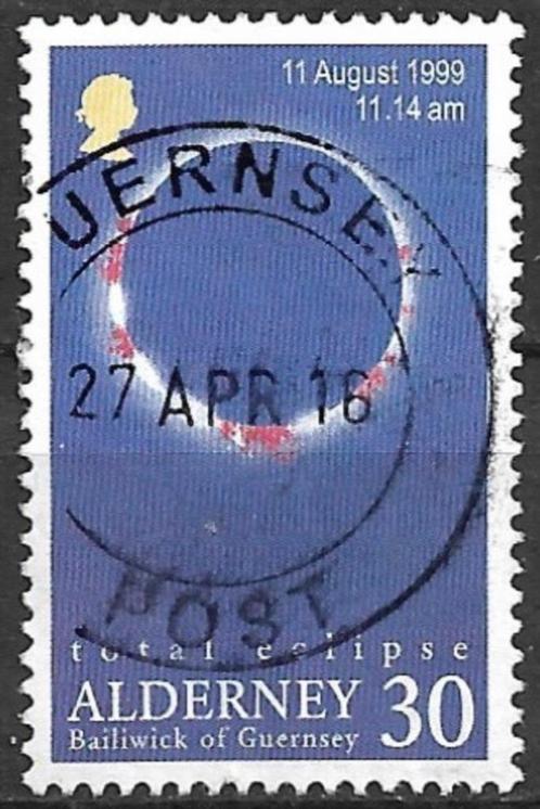 ALderney 1999 mi.133 ZONSVERDUISTERING, Postzegels en Munten, Postzegels | Europa | UK, Gestempeld, Verzenden