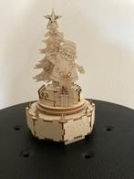 Houten muziekspeeldozen met kerstmelodiën, Ophalen of Verzenden, Zo goed als nieuw