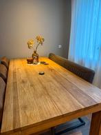 Complete eethoek van Pronto Wonen, Ophalen, Gebruikt, 100 tot 150 cm, Teakhout