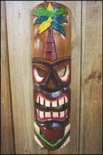 Tiki masker palm 50cm, Ophalen of Verzenden