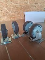 4 grote zwenkwielen, Doe-het-zelf en Verbouw, Zwenkwielen, Ophalen