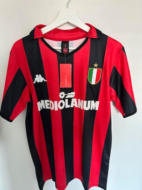 AC Milan Frank Rijkaard #8 - 1988/89 Retro Shirt, Sport en Fitness, Voetbal, Nieuw, Shirt, Ophalen of Verzenden