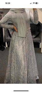 Abiye tesettur avondjurk, Kleding | Dames, Maat 38/40 (M), Galajurk, Ophalen of Verzenden, Grijs